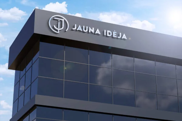 Logotipo kūrimas lauke