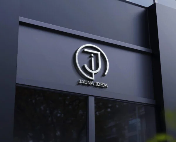 Logotipo kūrimas ant sienos