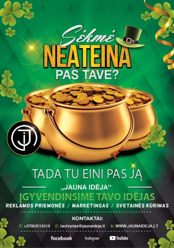 Plakatas iš arti