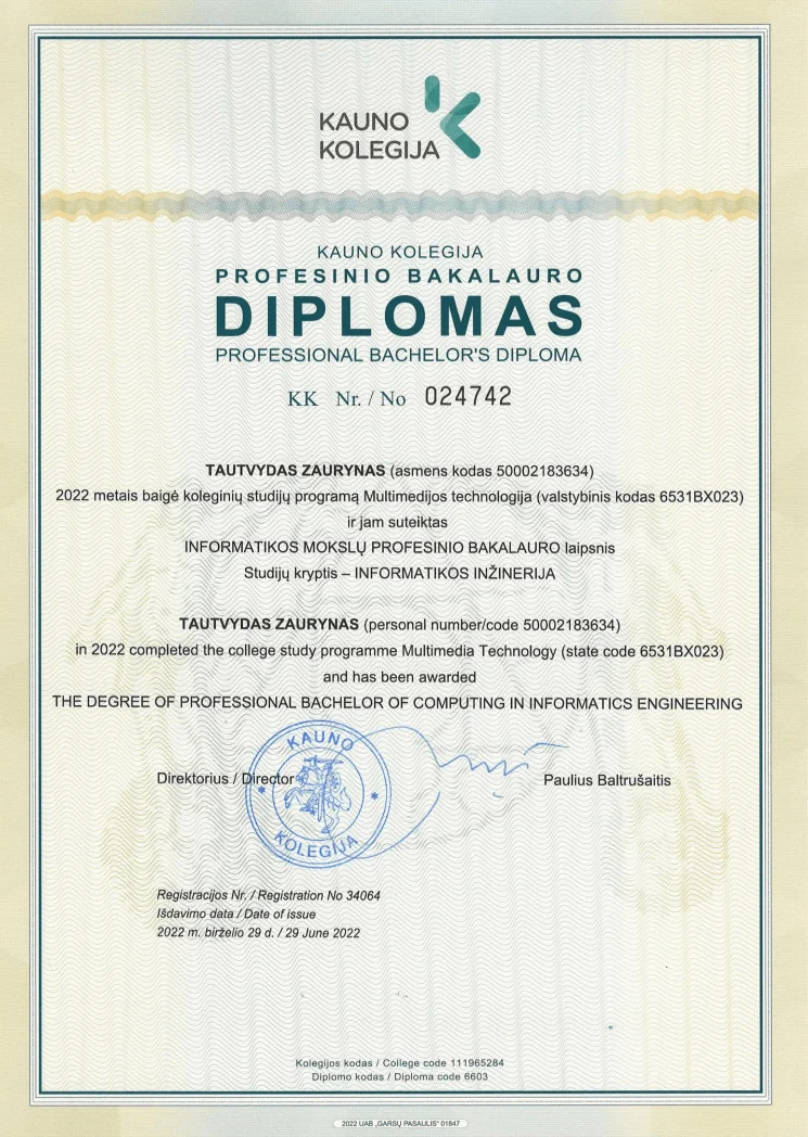 Diplomas