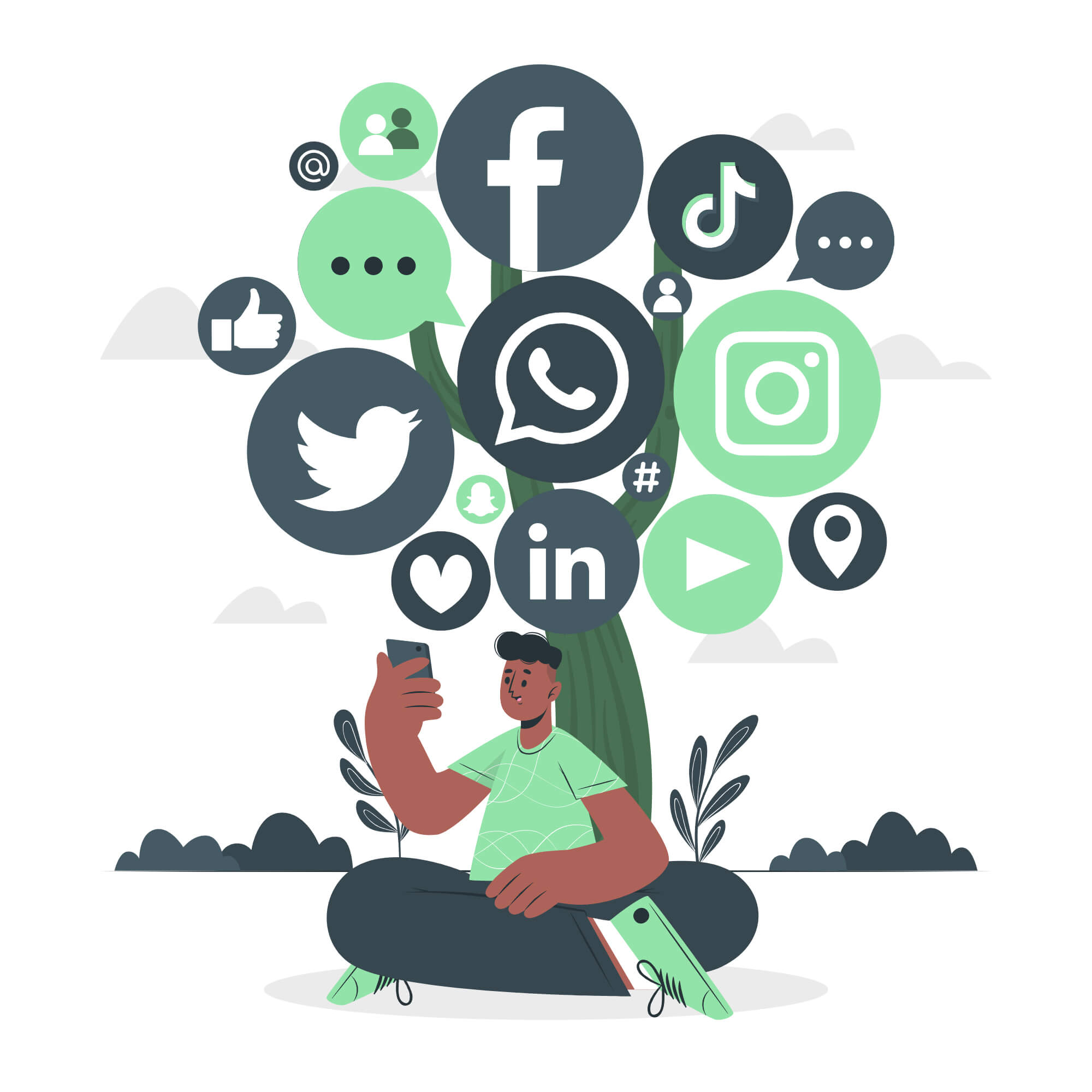 Choosing a social network